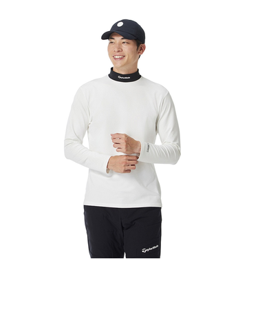テーラーメイド(TAYLORMADE)ゴルフウェア T-HEAT コントラスト長袖モックネック M20300-TL509