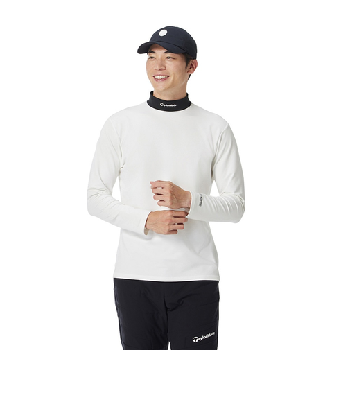 テーラーメイド(TAYLORMADE)ゴルフウェア T-HEAT コントラスト長袖モックネック M20300-TL509