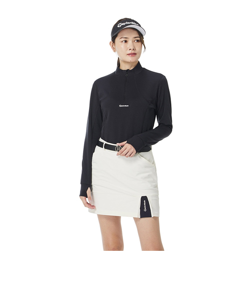 TaylorMade - TaylorMade テイラーメイド　長袖ゴルフウェア　フルジップ　M 紺色 テーラーメイド(TaylorMade) ゴルフウェア ブルゾン スウェット