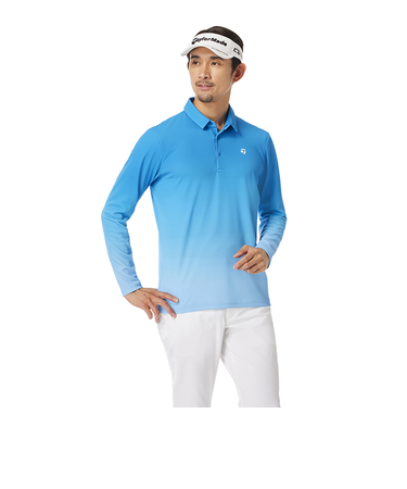 テーラーメイド(TAYLORMADE)ゴルフウェア Tコントロールグラデーション長袖ポロ M20202-UN979