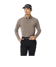 テーラーメイド（TAYLORMADE）ゴルフウェア トーナルジャカード長袖ポロ M20200-UN978