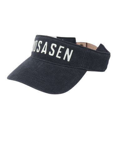 ROSASEN（ROSASEN）ゴルフ 吸水速乾 コットンツイル ウォッシュドバイザー 046-54862-25AW-098