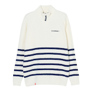 ROSASEN(ROSASEN)ゴルフウェア ハーフジップ ボーダーニット 044-14013-25AW-005