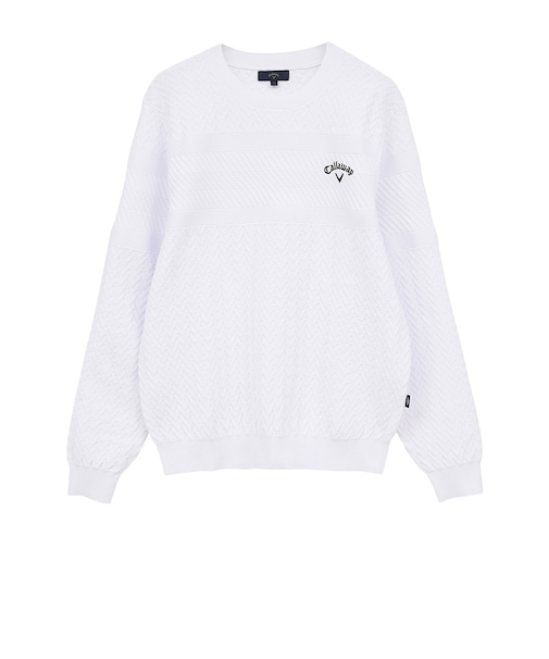 キャロウェイ（CALLAWAY）ゴルフウェア クルーネックニット C25218100-1030