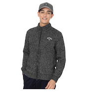 キャロウェイ(CALLAWAY)ゴルフウェア 裏地付きフルジップニット C25218107-1010