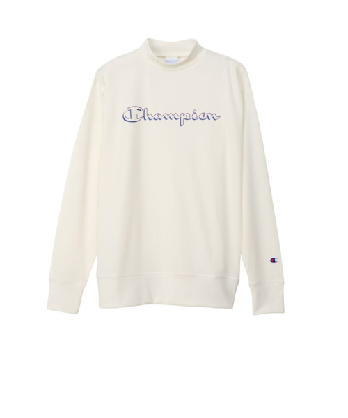 Champion モックネックシャツ Lサイズ ホワイト ゴルフウェア Champion GOLF［チャンピオンゴルフ］モックネックシャツ