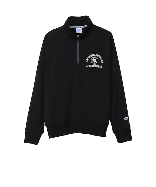 チャンピオン（CHAMPION）ゴルフウェア テックウィーブ テリー ハーフジップスウェットシャツ C3-CG002 090