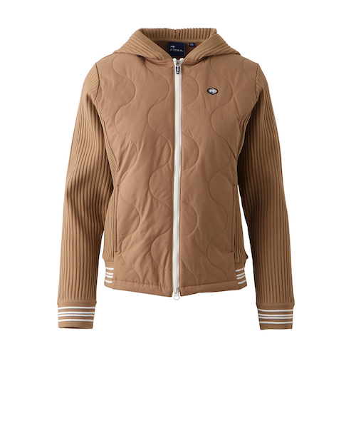 フィドラ(FIDRA)ゴルフウェア アウター 吸湿発熱 ニット HX中綿 フード付き ジャケット FD5UUY08 NVY(L… フィドラ（FIDRA）ゴルフウェア アウター 吸湿発熱 ニット HX中綿