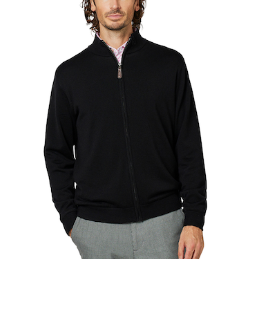 ゴルフウェア 防風ライニングフルジップセーター FJ-F25-O10 38574