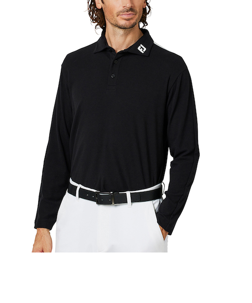 ゴルフウェア ハイストレッチ 長袖ポロシャツ FJ-F25-S04 38593