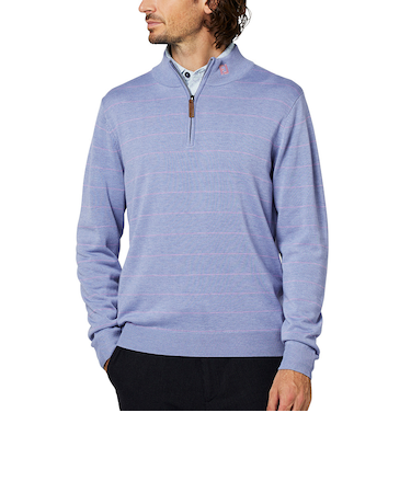 ゴルフウェア ウールヘザークオータージップセーター FJ-F25-M12 38569