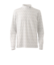 フィドラ(FIDRA)ゴルフウェア 吸湿発熱 カットソー 長袖 モックネックシャツ FD5UTG10 WHT
