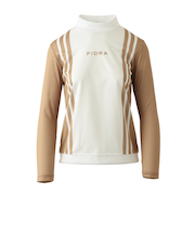 フィドラ(FIDRA)ゴルフウェア HX 長袖モックネックカットソー FD5UUG11 BEG