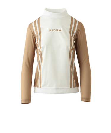 フィドラ（FIDRA）ゴルフウェア HX 長袖モックネックカットソー FD5UUG11 BEG