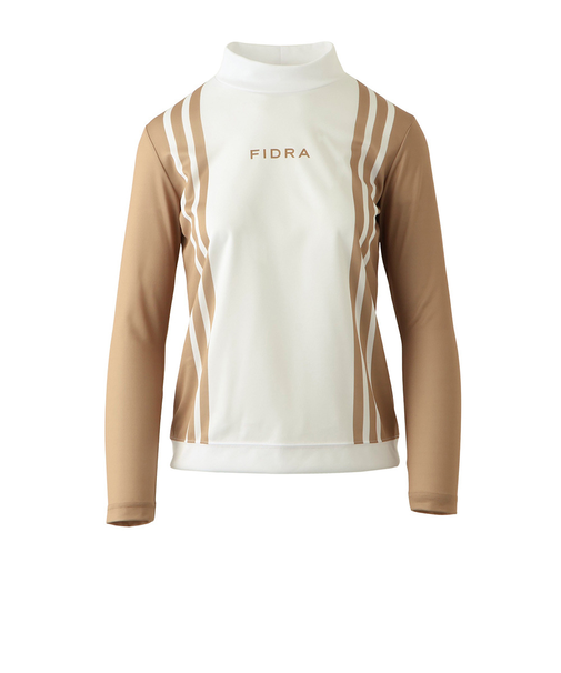 フィドラ（FIDRA）ゴルフウェア HX 長袖モックネックカットソー FD5UUG11 BEG