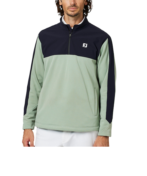 ゴルフウェア アウター ハイブリッド3D ハーフジップジャケット FJ-F25