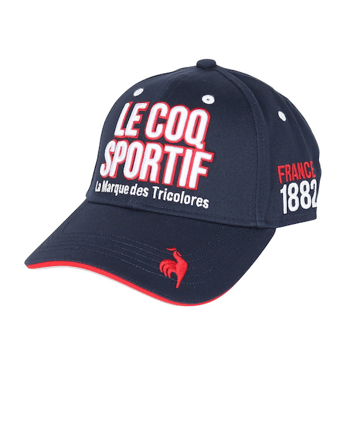 ルコックスポルティフ（lecoqsportif）帽子 定番 ロゴキャップ LG5SCP00M NV00