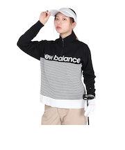ニューバランス(new balance)ゴルフウェア 長袖 ハーフジップ STAND ニットプルオーバー 012-5270501-010