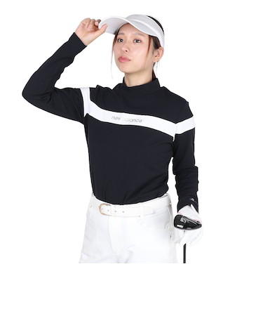 ニューバランス(new balance)ゴルフウェア 長袖 モックネック プルオーバー 012-5267503-010