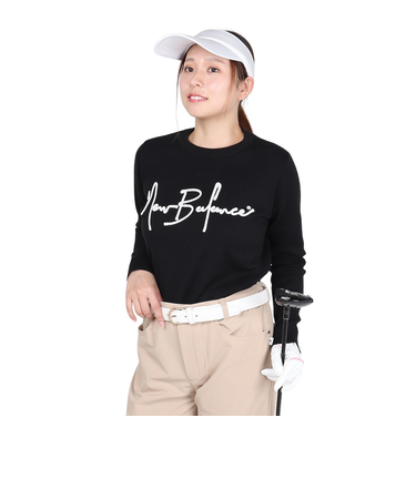 ニューバランス(new balance)ゴルフウェア 長袖 クルーネック ニット プルオーバー 012-5270502-010