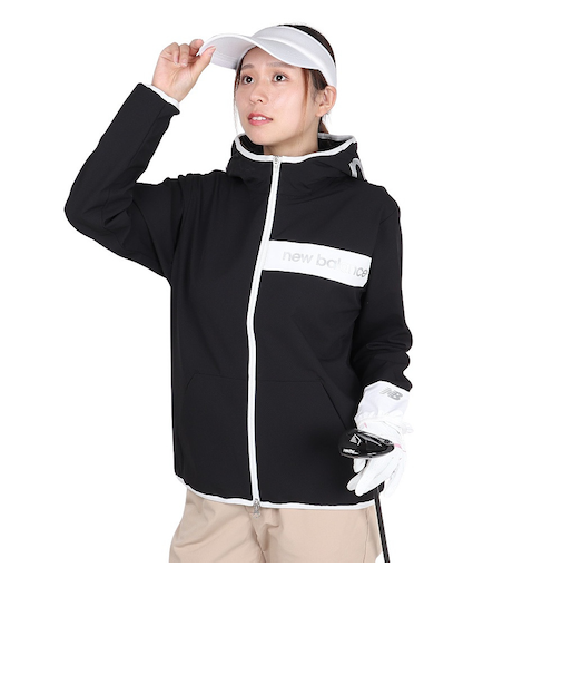 ニューバランス（new balance）ゴルフウェア アウター ソフトシェル フルジップフーディ 012-5220502-010