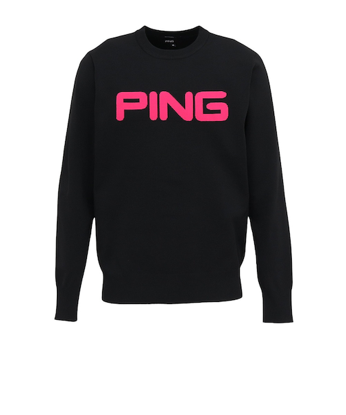 ピン（PING）ゴルフウェア カラークルーネックニット 621-5270903-010