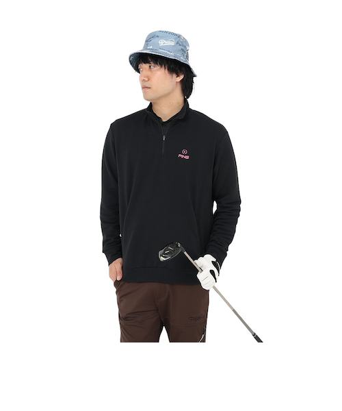 ピン（PING）ゴルフウェア 長袖 ドライミックス ベアインレイハーフ
