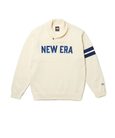 ニューエラ（NEW ERA）ゴルフウェア ショールカラー 長袖ニット 14669845