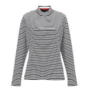 ゴルフウェア ベア天 長袖 モックネックシャツ THLA563-WNV