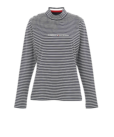 ゴルフウェア ベア天 長袖 モックネックシャツ THLA563-WNV