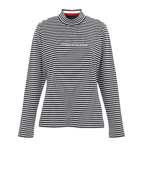 ゴルフウェア ベア天 長袖 モックネックシャツ THLA563-WNV