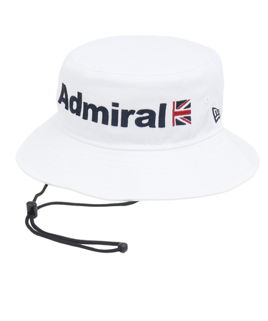 アドミラル ゴルフ（Admiral GOLF）ゴルフ ハット ニューエラ コラボ ADMB5B02-WHT