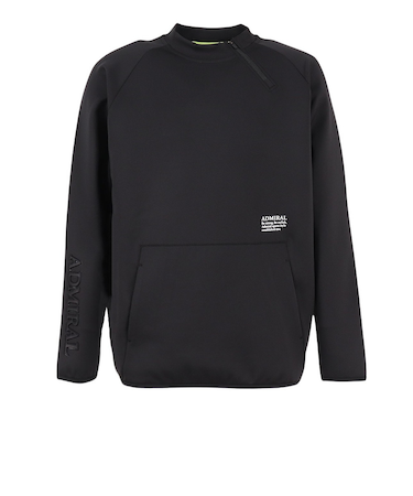 アドミラル ゴルフ（Admiral GOLF）ゴルフウェア ダンボール ハーフジップ スウェットシャツ ADMA554-BLK