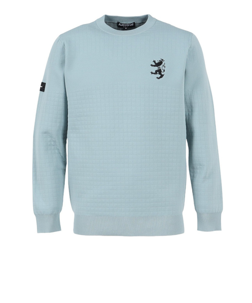 アドミラル ゴルフ（Admiral GOLF）ゴルフウェア リップジャガード クルーネックセーター ADMA553-BGY