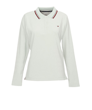 ゴルフウェア ハイテンション 長袖 ポロシャツ THLA555-WHT