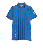 J.LINDEBERG（J.LINDEBERG）ゴルフウェア ツアーテックプリントポロシャツ DPWT 071-24950-25AW-096