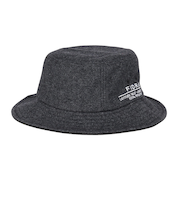 フィドラ（FIDRA）ゴルフ ネップツィード 切り替え バケットハット FD5UVB04 BLK