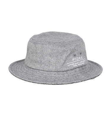 フィドラ（FIDRA）ゴルフ ネップツィード 切り替え バケットハット FD5UVB04 GRY