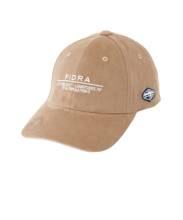 フィドラ（FIDRA）帽子 ストレッチコーディロイ キャップ FD5UVA02 BRN