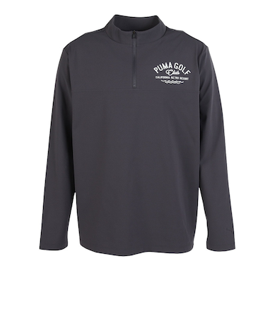 プーマ（PUMA）ゴルフウェア ジップ モックネック 長袖シャツ 694438-01