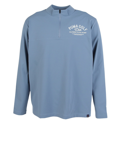 プーマ（PUMA）ゴルフウェア ジップ モックネック 長袖シャツ 694438-02
