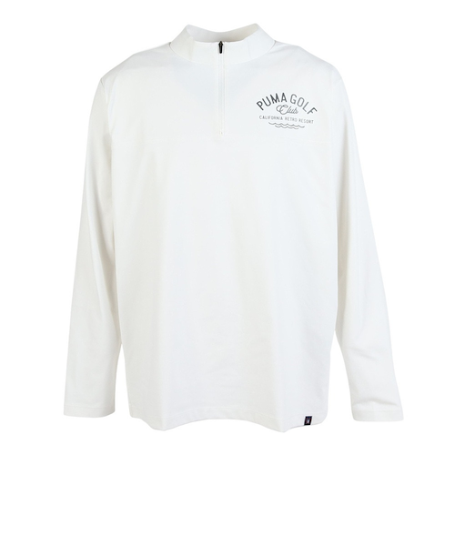 プーマ（PUMA）ゴルフウェア ジップ モックネック 長袖シャツ