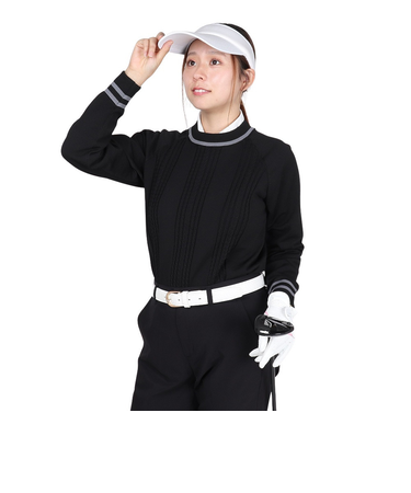 トミーアーマー(Tommy Armour)ゴルフウェア Wポリニット クルーネック プルオーバー TASL25F070020 BLK