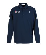 ルコックスポルティフ（lecoqsportif）ゴルフウェア ベーシックデザイン長袖シャツ LG5FLS00M NV00