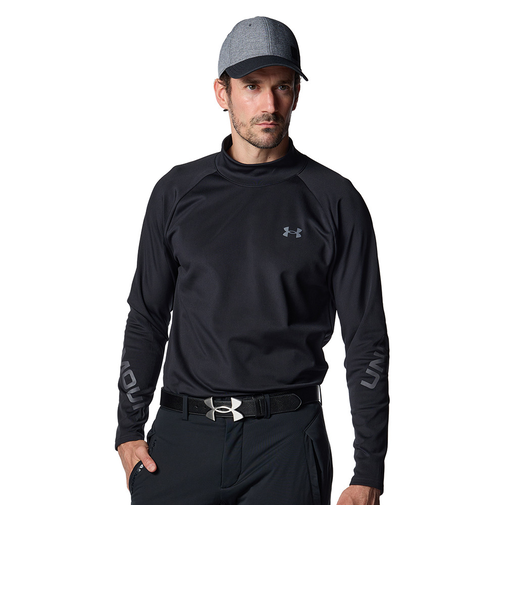 アンダーアーマー（UNDER ARMOUR）ゴルフウェア 速乾 裏起毛 DRIVE COLD WEATHER PRO 長袖 モックネックシャツ 6007930…