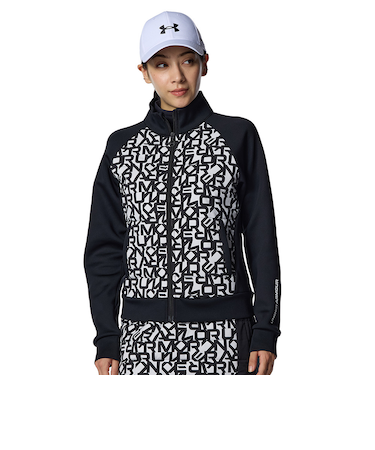 アンダーアーマー(UNDER ARMOUR)ゴルフウェア DRIVE HYBRID PRINTED FULL-ZIP ジャケット 6008800 001
