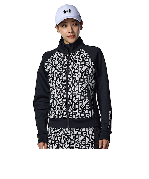 アンダーアーマー(UNDER ARMOUR)ゴルフウェア DRIVE HYBRID PRINTED FULL-ZIP ジャケット 6008800 001