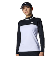 アンダーアーマー（UNDER ARMOUR）ゴルフウェア 裏起毛 速乾 DRIVE COLDGEAR 長袖モックネックシャツ 6008807 001