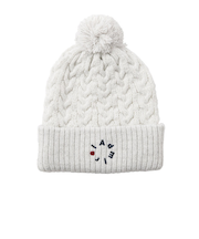 アドミラル ゴルフ（Admiral GOLF）ゴルフ 帽子 ビーニー サークルロゴ レディース ADMB5B12-WHT