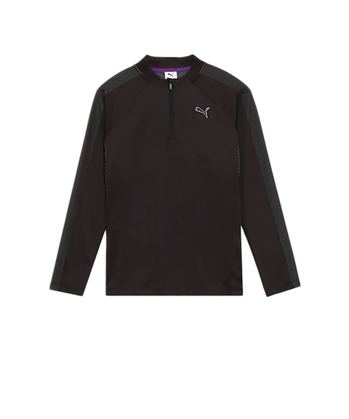 プーマ（PUMA）ゴルフウェア シャドウキャット ジップ モックネック 長袖シャツ 635752-01